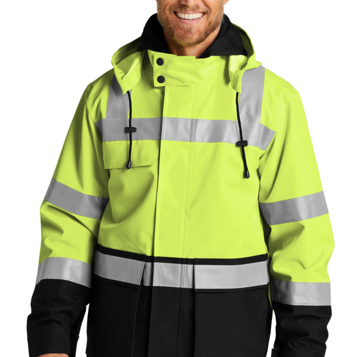 Ansi 107 Class 3 Waterproof Ripstop 3 In 1 Parka Thumbnail