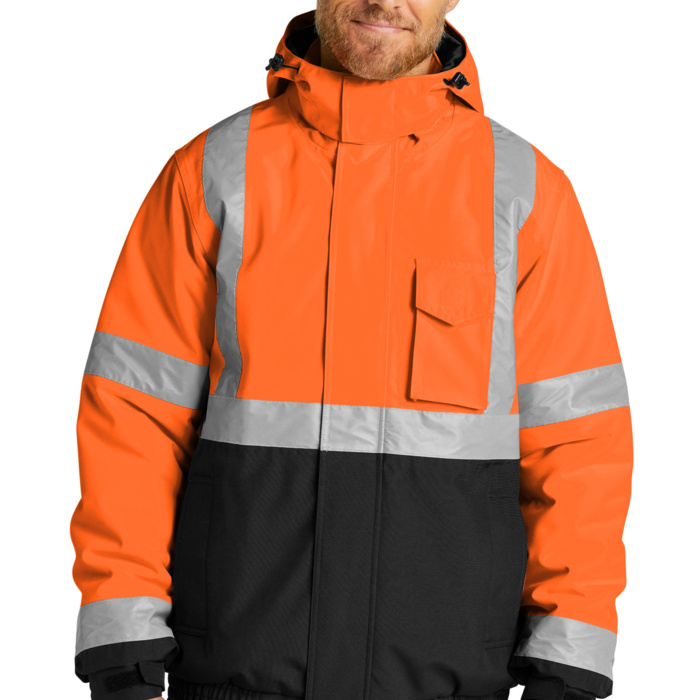 Ansi 107 Class 3 Economy Waterproof Insulated Bomber Jacket Thumbnail