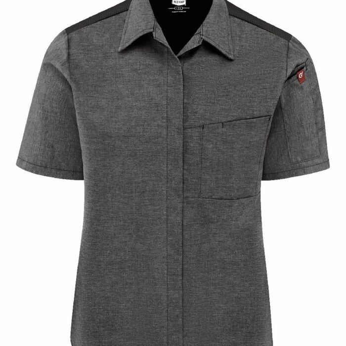 Women's Poplin Airflow Cook Shirt with OilBlok Thumbnail