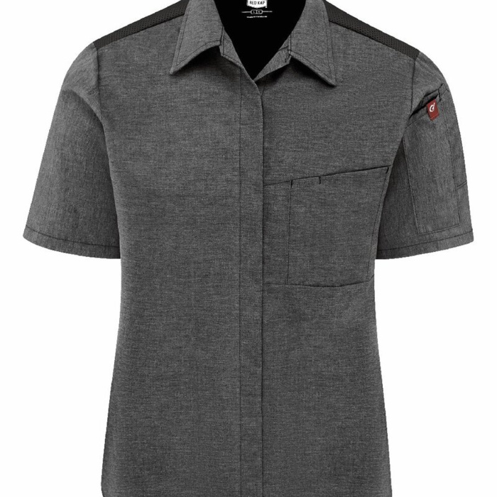 Women's Poplin Airflow Cook Shirt with OilBlok Thumbnail