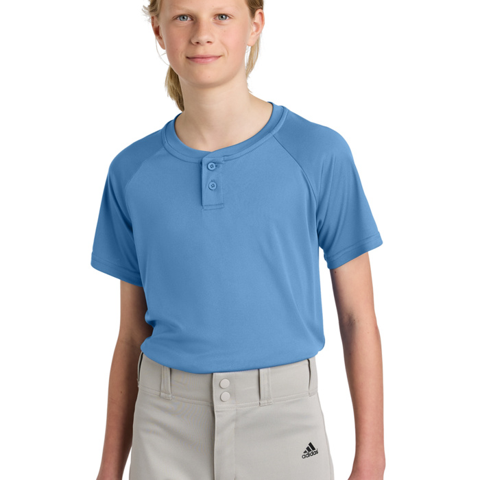Youth PosiCharge ® Competitor 2 Button Henley Thumbnail