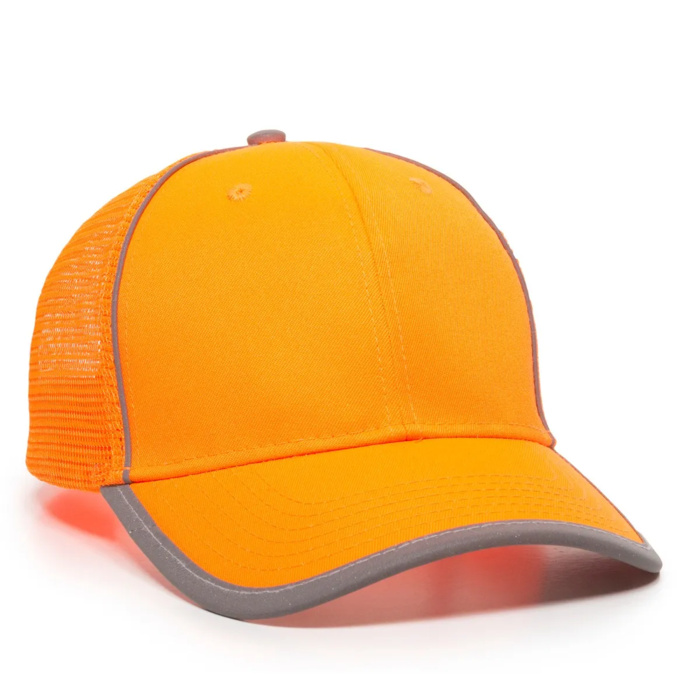 Hi-Vis Polyester W/Reflective Accents Mesh Back Thumbnail