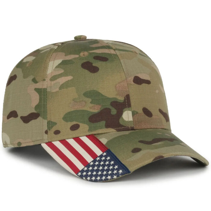 Multicam® Cap w/Flag Visor Thumbnail