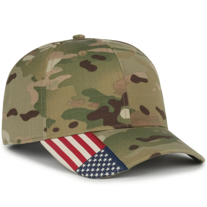 Multicam® Cap w/Flag Visor Thumbnail