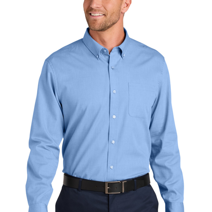 Long Sleeve Nailhead Easy Care Shirt Thumbnail