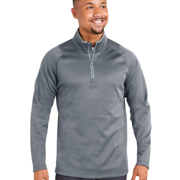 Men's Waffle Fleece Quarter-Zip Pullover Thumbnail