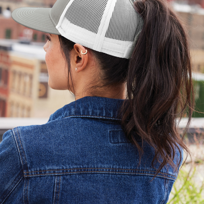 Snapback Ponytail Trucker Cap Thumbnail