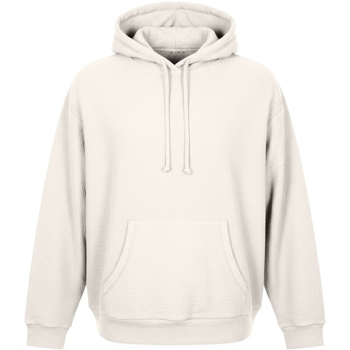 Unisex Corded Pullover Hooded Sweatshirt Thumbnail