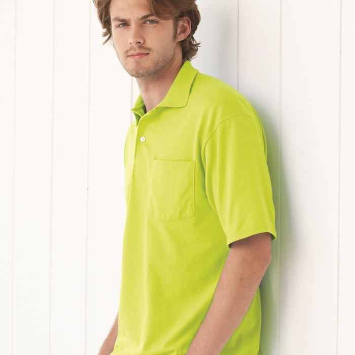 Men's SpotShield® 50/50 Polo with Pocket Thumbnail