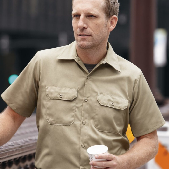 Men's Utility Short Sleeve Work Shirt Thumbnail