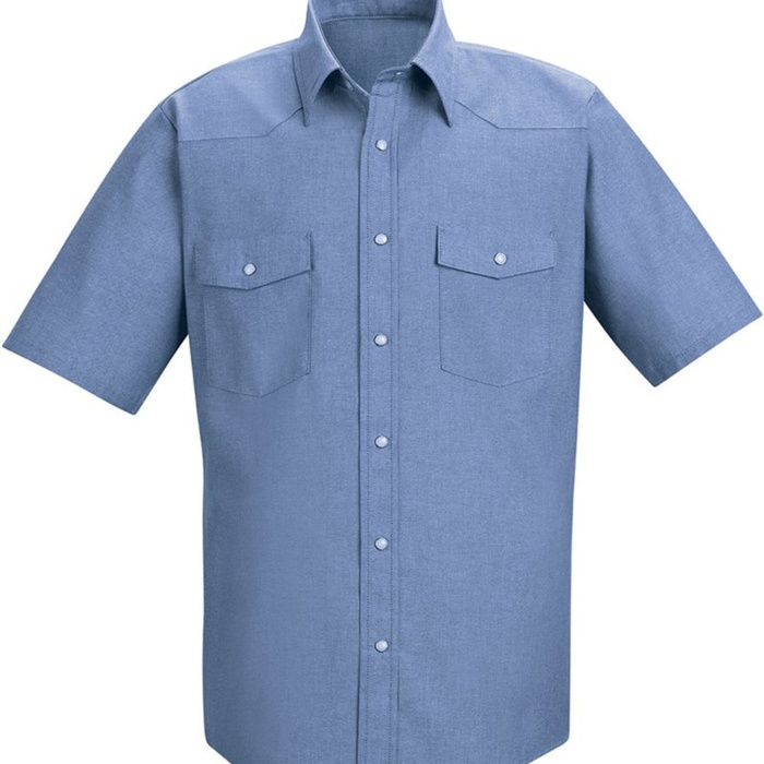 Men's Deluxe Western Style Short Sleeve Shirt Thumbnail
