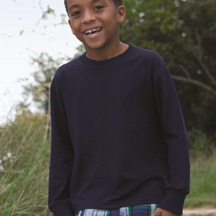Youth Dri-Power® Long Sleeve 50/50 T-Shirt Thumbnail