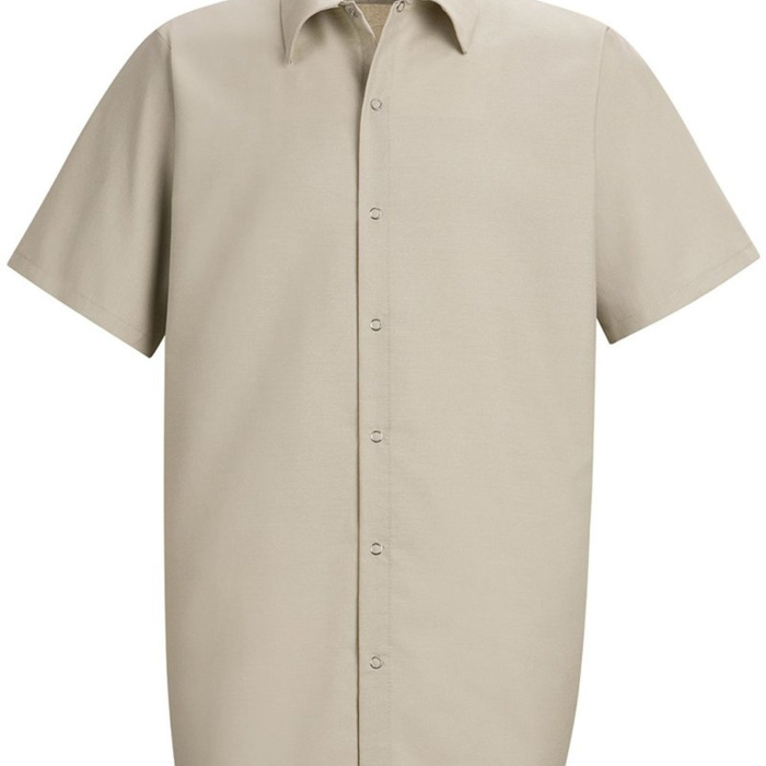 Men's Specialized Short Sleeve Pocketless Work Shirt Thumbnail