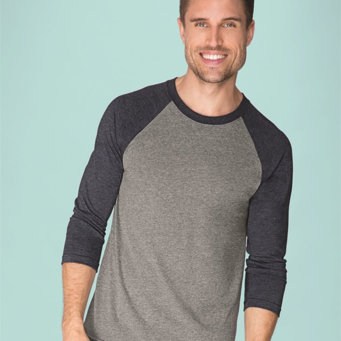 Unisex Triblend Three-Quarter Raglan Tee Thumbnail