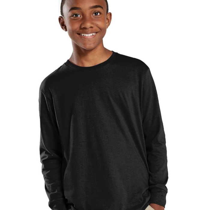 Youth Fine Jersey Long Sleeve Tee Thumbnail
