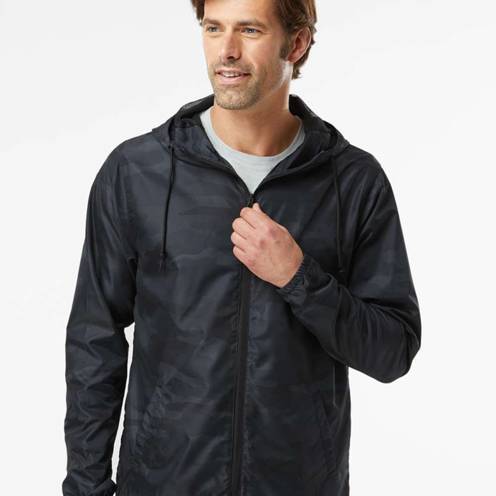 Men's Lightweight Windbreaker Full-Zip Jacket Thumbnail