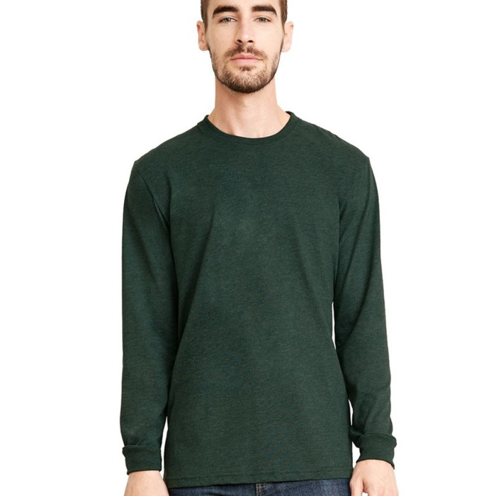 Unisex Sueded Long Sleeve Tee Thumbnail