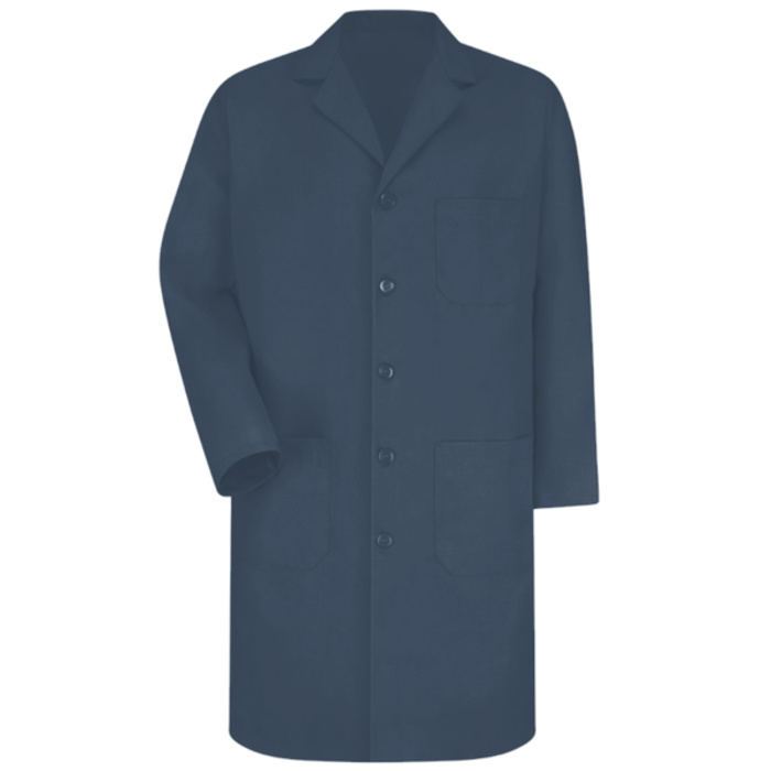 Unisex Extended Sizes Button Front Lab Coat Thumbnail