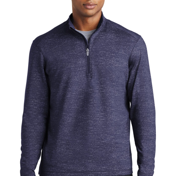 Sport Wick ® Stretch Reflective Heather 1/2 Zip Pullover Thumbnail