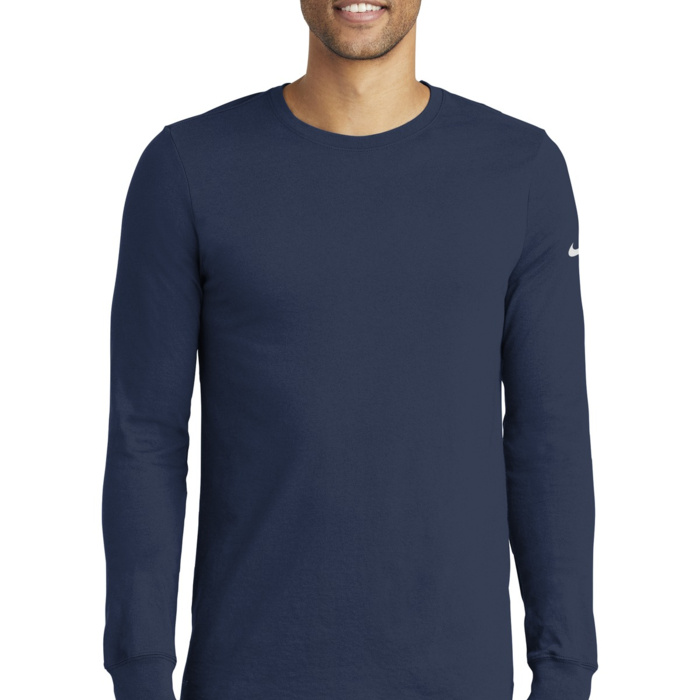 Dri FIT Cotton/Poly Long Sleeve Tee Thumbnail