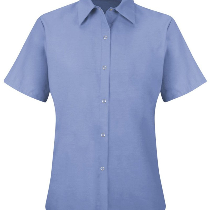 Women's Short Sleeve Specialized Pocketless Work Shirt Thumbnail