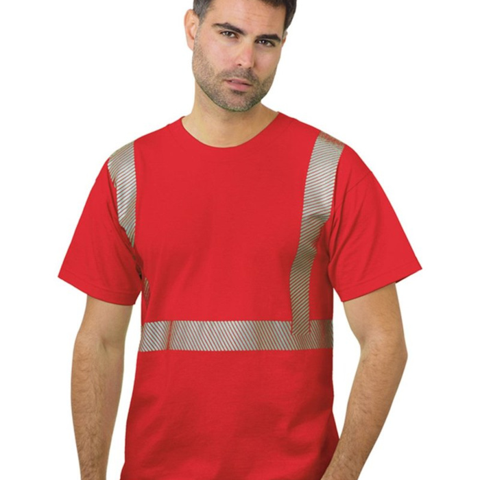 Unisex USA-Made Hi-Visibility Comfort Trim T-Shirt Thumbnail