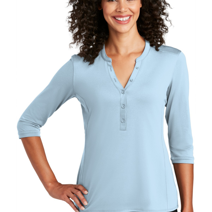 Women's UV Choice Pique Henley Thumbnail
