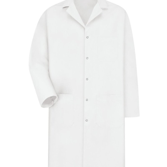Unisex Tall Gripper Front Lab Coat Thumbnail