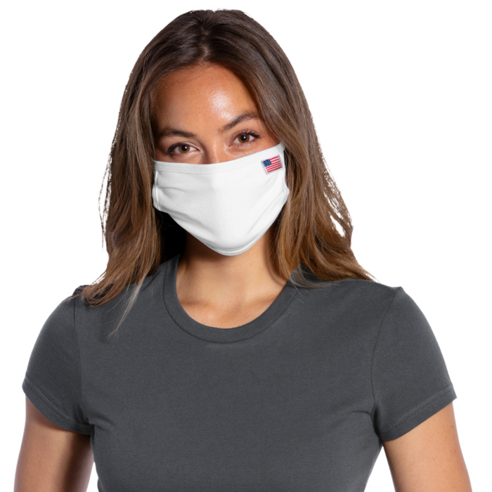 All American Cotton Knit Face Mask 5 pack (100 packs = 1 Case) Thumbnail