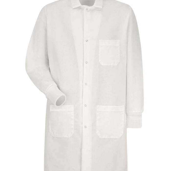 Unisex Poplin Specialized Cuffed Lab Coat Thumbnail
