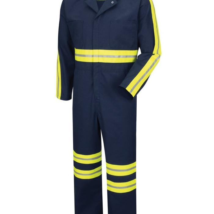 Men's Extended Sizes Twill Action Back Coverall Thumbnail