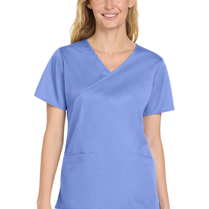 Women's WorkFlex Mock Wrap Top Thumbnail