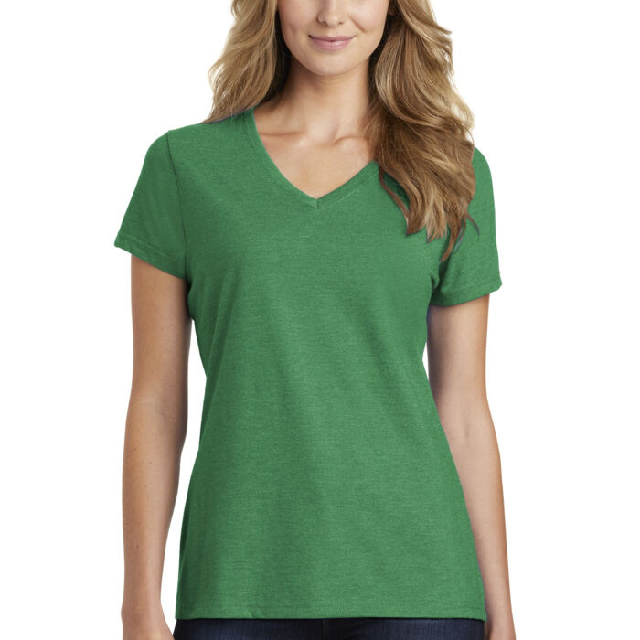 LPC455VW  Ladies Fan Favorite ™ Blend V Neck Tee Thumbnail