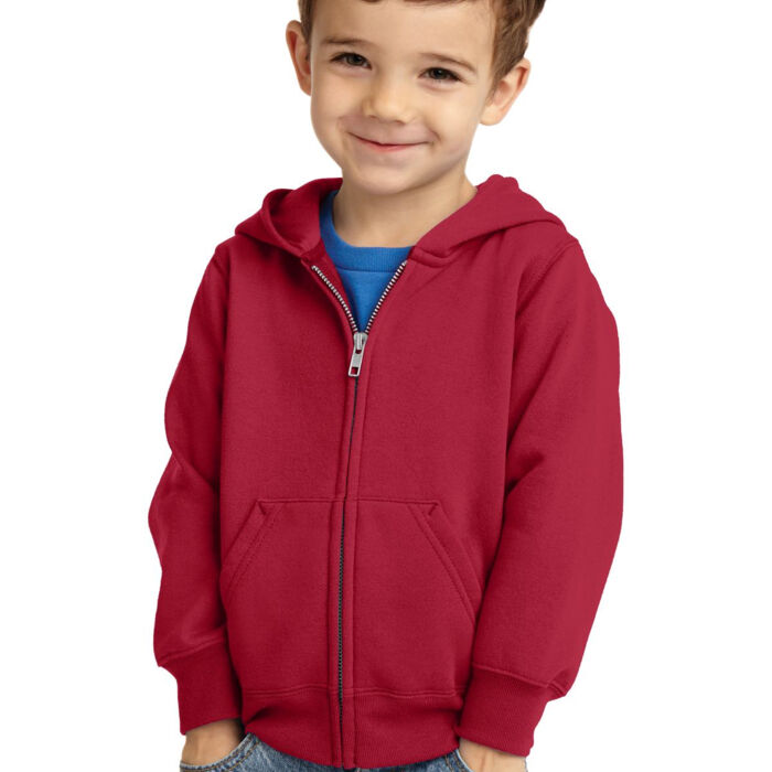 CAR78TZHW Toddler Core Fleece Full Zip Hooded Sweatshirt Thumbnail