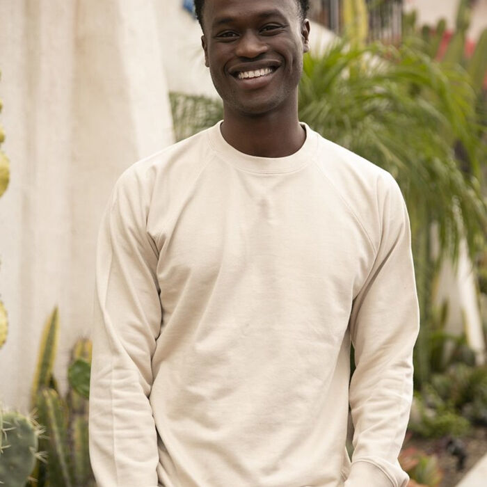 SS100CW  Icon Unisex Lightweight Loopback Terry Crewneck Sweatshirt Thumbnail