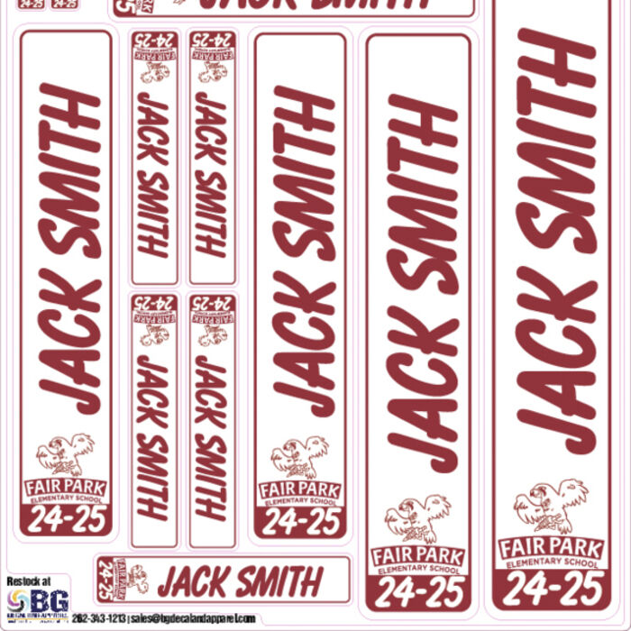 Sticker pack, 8.5x11" size Thumbnail