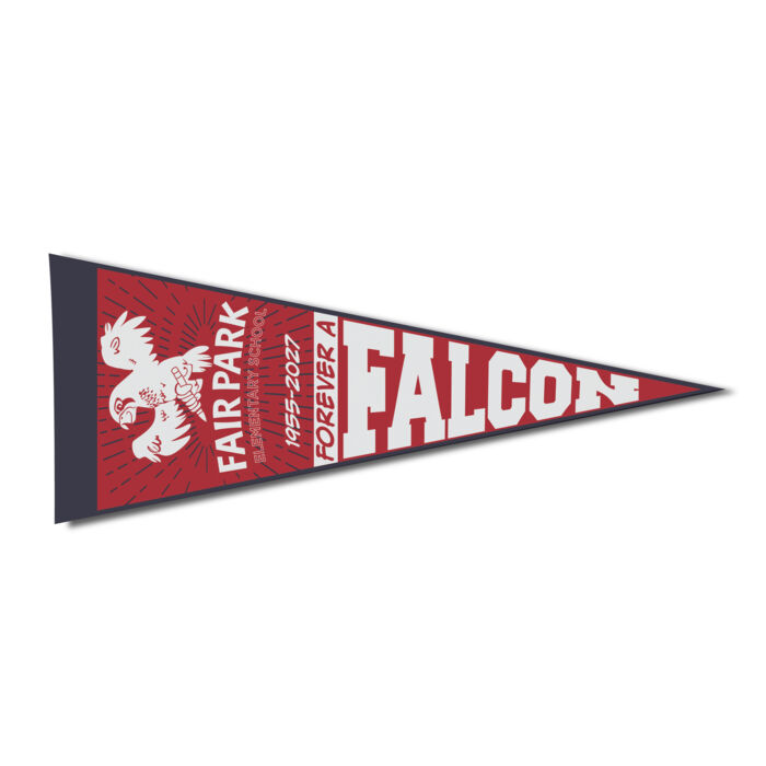 4" x 10" Sublimated Classic Felt Pennant Thumbnail