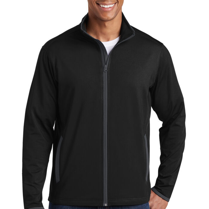 ST853W Sport Wick ® Stretch Contrast Full Zip Jacket Thumbnail