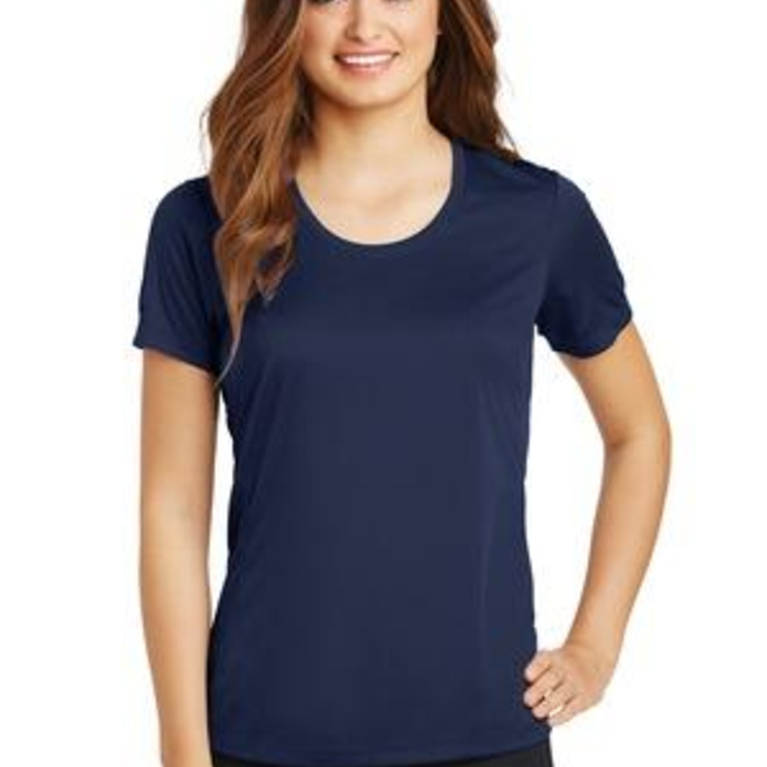 LST380W Ladies PosiCharge ® Elevate Scoop Neck Tee Thumbnail