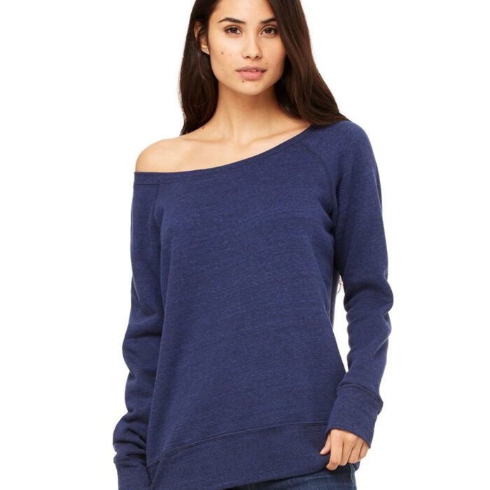Women's Sponge Fleece Wideneck Sweatshirt 7501  Thumbnail
