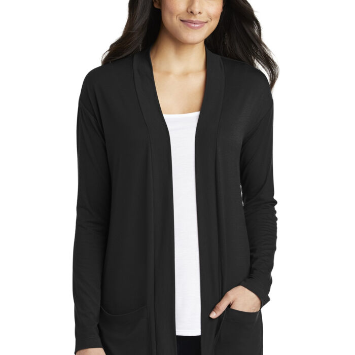 LK5434W Ladies Concept Long Pocket Cardigan Thumbnail