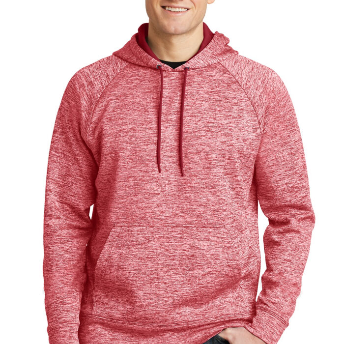 PosiCharge ® Electric Heather Fleece Hooded Pullover ST225JH Thumbnail