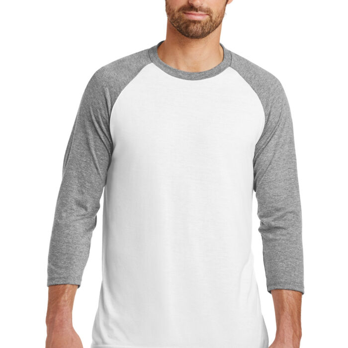 DM136W ® Perfect Tri ® 3/4 Sleeve Raglan Thumbnail