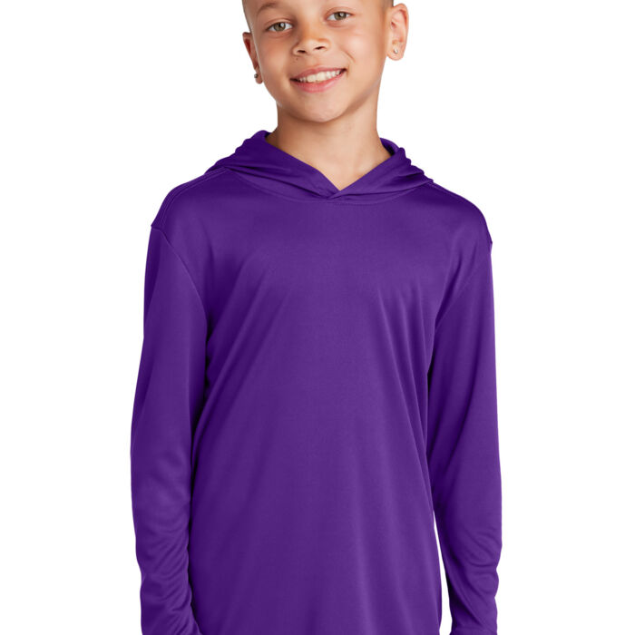 YST358W ® Youth PosiCharge ® Competitor ™ Hooded Pullover Thumbnail