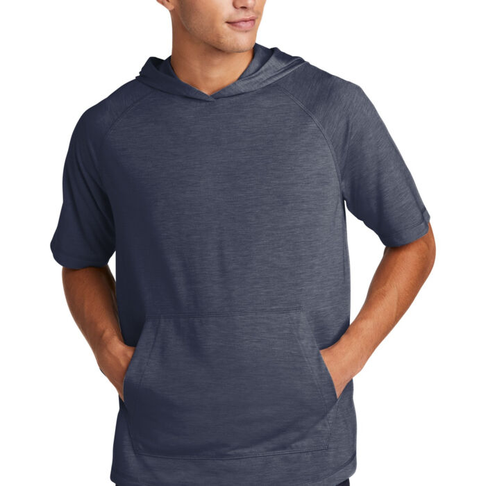 Sport -Tek® PosiCharge ® Tri Blend Wicking Short Sleeve Hoodie Thumbnail