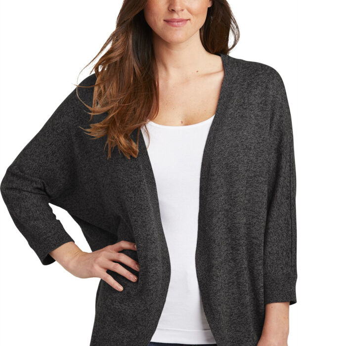 ® Ladies Marled Cocoon Sweater Thumbnail