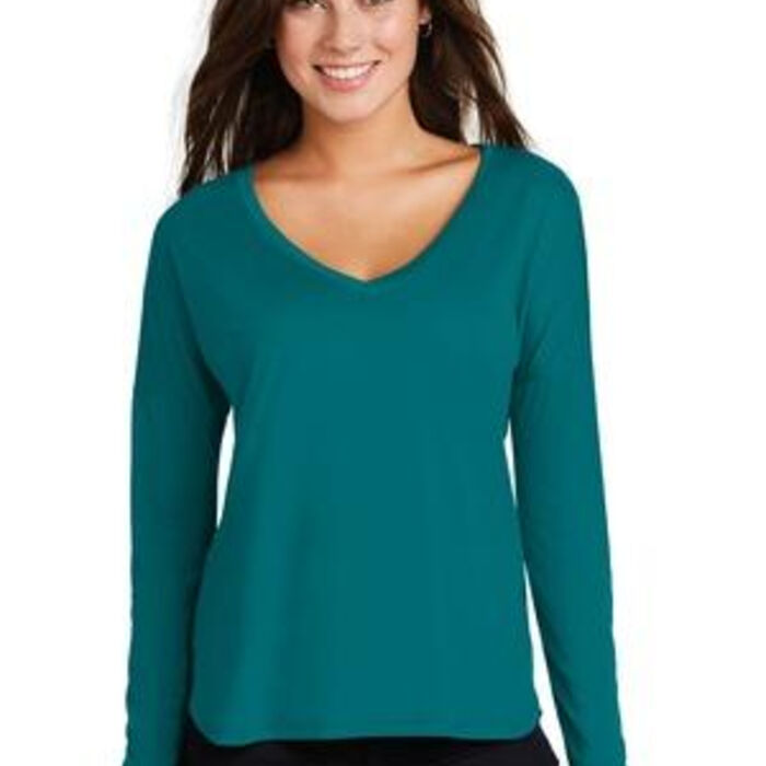 DM413W ® Women's Drapey Long Sleeve Tee Thumbnail