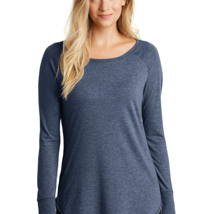 DT123LW ® Women's Perfect Tri ® Long Sleeve Tunic Tee Thumbnail