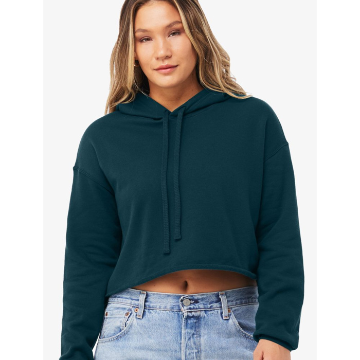 Women's Cropped Fleece Hoodie Thumbnail