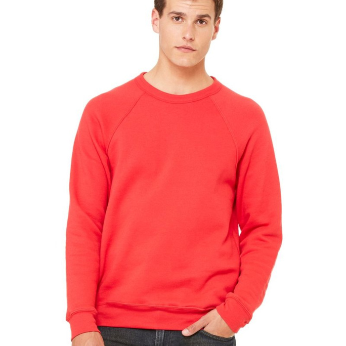3901W Unisex Sponge Fleece Raglan Sweatshirt Thumbnail